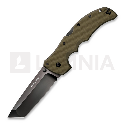 Cold Steel Recon 1 Tanto CTS-XHP 접이식 나이프, 올리브색 CS-27TLTVG