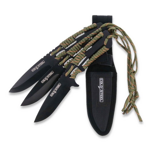 Cold Steel Throwing Knives With Paracord Handle, 3 Pack CS-TH-44KVD3PK
