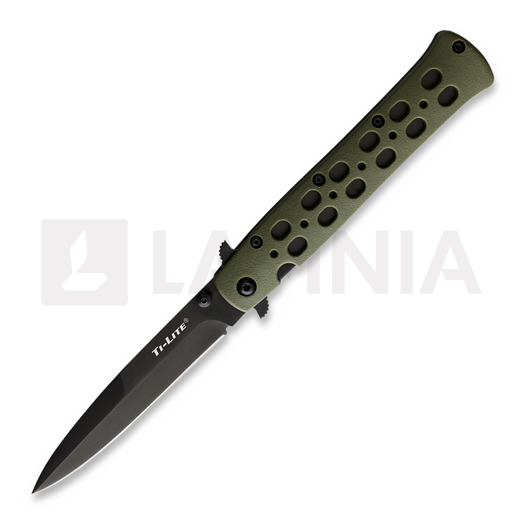 Cold Steel Ti-Lite Linerlock folding knife, olive drab CS26SPODBK