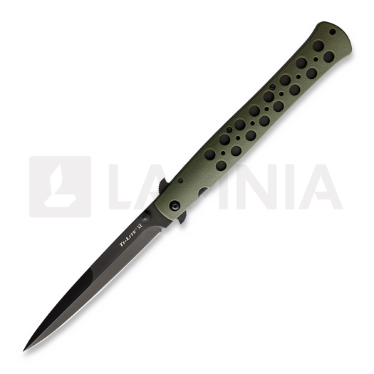 Cold Steel Ti-Lite Linerlock kääntöveitsi, oliivinvihreä CS26SXPODBK