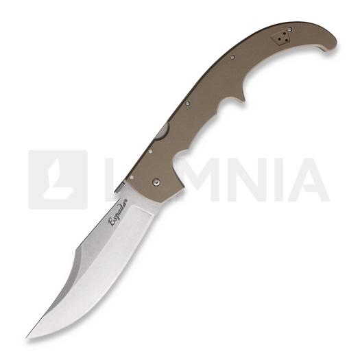 Cold Steel XL Espada Stonewashed k&auml;&auml;nt&ouml;veitsi, dark earth CS-62MGCDESW