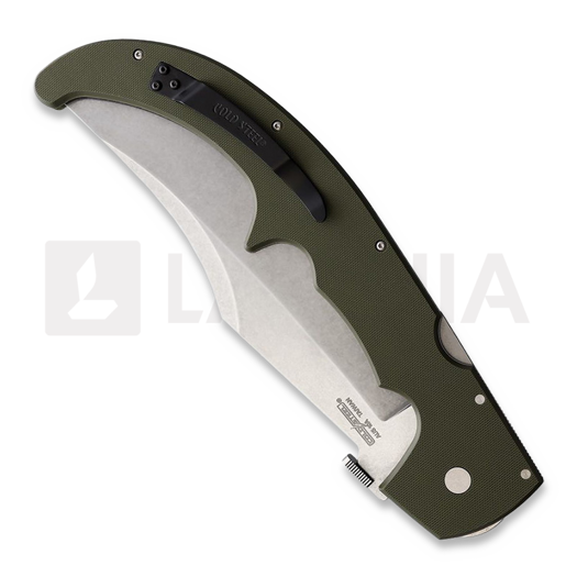 Cold Steel XL Espada Stonewashed k&auml;&auml;nt&ouml;veitsi, OD green CS-62MGCODSW