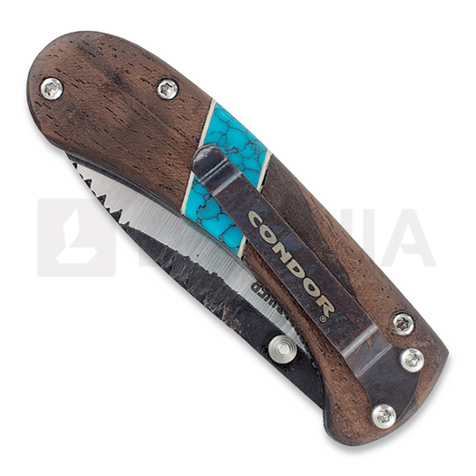 Condor Blue River Hunter Linerlock sulankstomas peilis