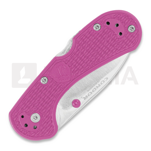 Condor Cadejo Lockback Pink sulankstomas peilis