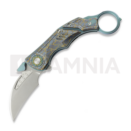 Critical Strike Predator - Beadblast - Titanium vouwmes, groen