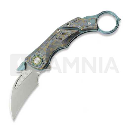 Liigendnuga Critical Strike Predator - Beadblast - Titanium, roheline