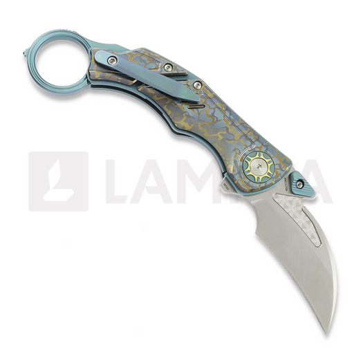 Складний ніж Critical Strike Predator - Beadblast - Titanium, зелений