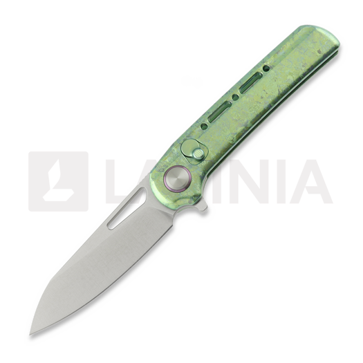 Nóż składany Critical Strike Starfall - Satin - Crystallized Titanium, zielona