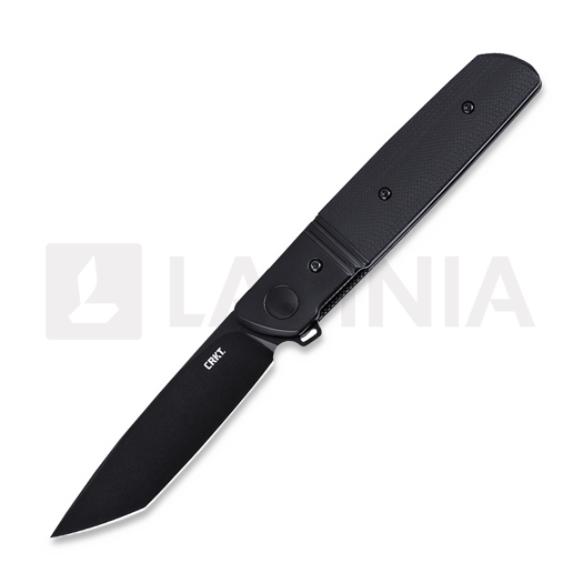 Skladací nôž CRKT Bamboozled Tanto, čierna