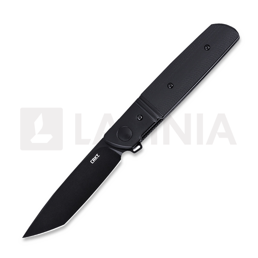 Couteau pliant CRKT Bamboozled Tanto, noir