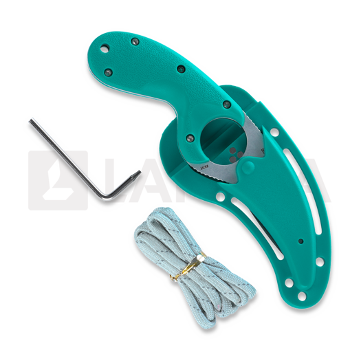 CRKT Bear Claw kniv, tandad, grön