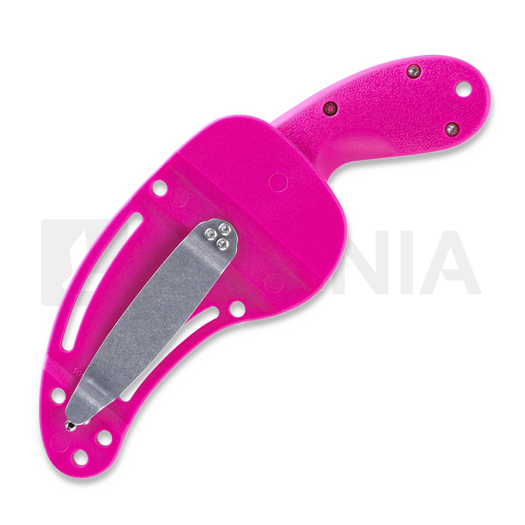 CRKT Bear Claw kniv, combo edge, pink