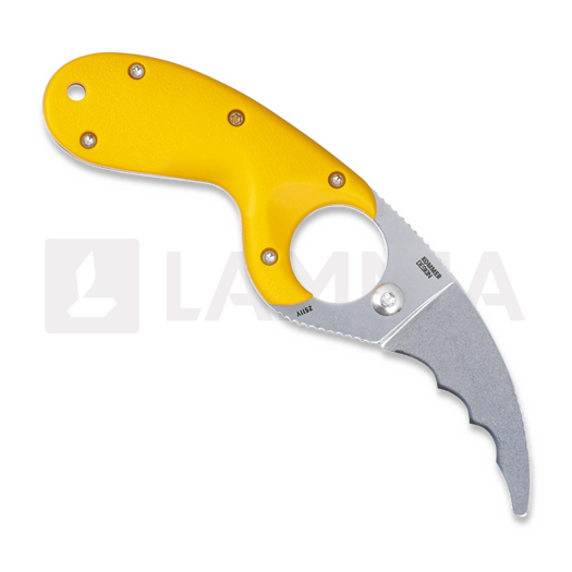 CRKT Bear Claw kniv, tandad, gul