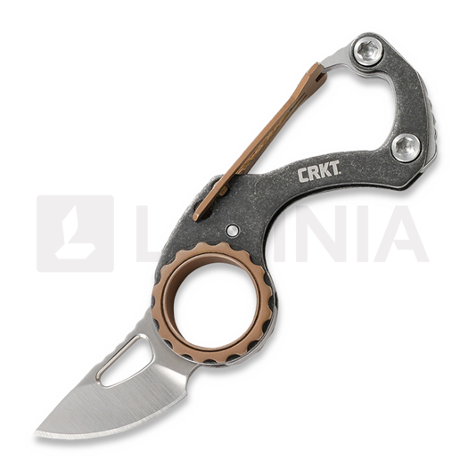 Nóż składany CRKT Compano Carabiner, silver