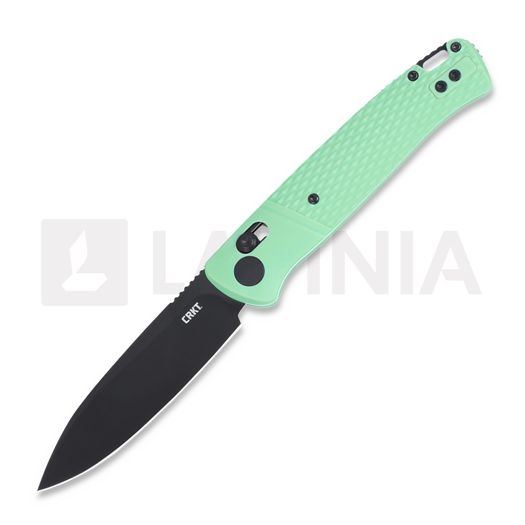 Couteau pliant CRKT Counterpart - Drop Point, aqua