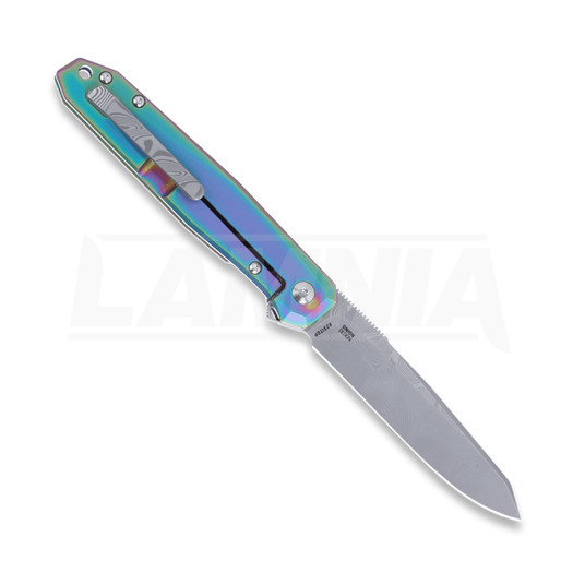CRKT Facet Damascus kääntöveitsi, Iridescent