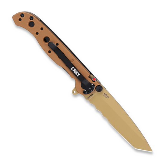 CRKT M16-10DZ Tanto folding knife, GRN, desert tan