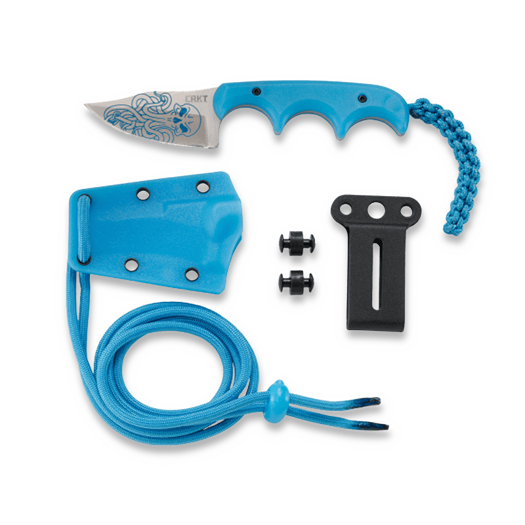 CRKT Minimalist Bowie Cthulhu peilis, kabinamas ant kaklo