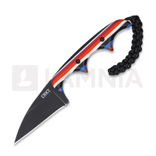 มีดห้อยคอ CRKT Minimalist Wharncliffe, multicolored