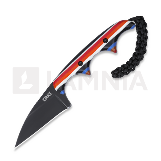 Малък несгъваем нож CRKT Minimalist Wharncliffe, multicolored