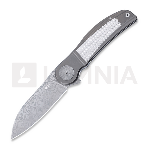 CRKT Monument 折叠刀, damascus