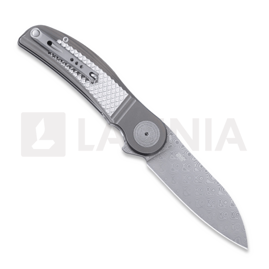 CRKT Monument folding knife, damascus