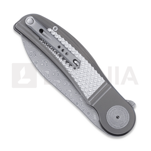 CRKT Monument folding knife, damascus