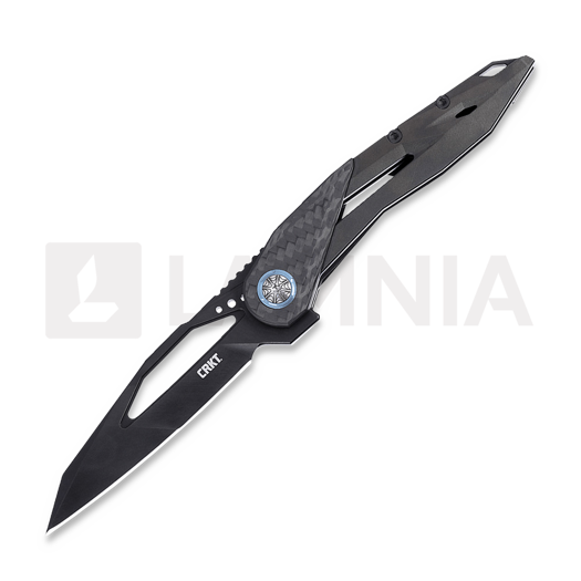 CRKT Nucleus sulankstomas peilis, juoda