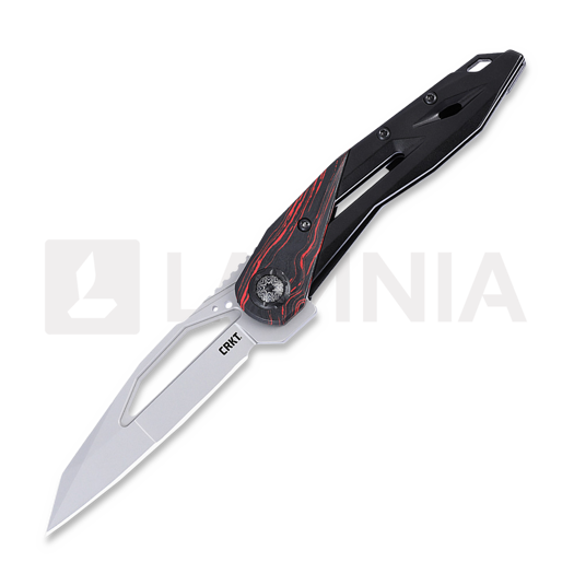 CRKT Nucleus סכין מתקפלת, אדום, שחור