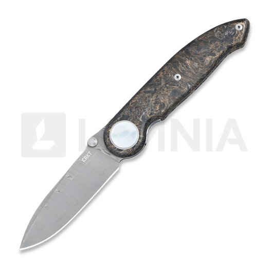 Couteau pliant CRKT Pursue, Dark Matter Gold CF