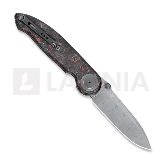 Coltello pieghevole CRKT Pursue, Dark Matter Red CF