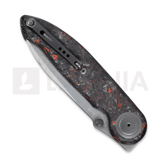 CRKT Pursue sulankstomas peilis, Dark Matter Red CF