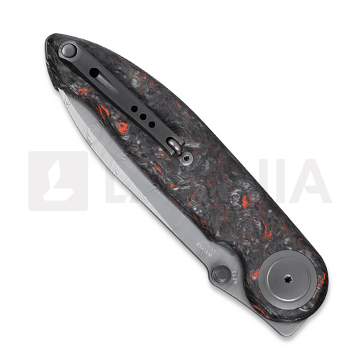 Coltello pieghevole CRKT Pursue, Dark Matter Red CF