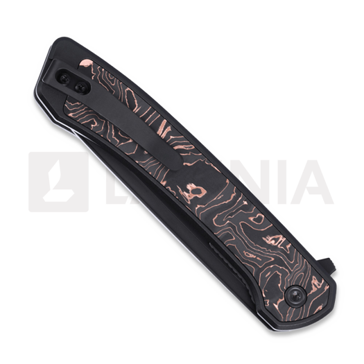 CRKT Q Compact Carbonfiber sulankstomas peilis, juoda