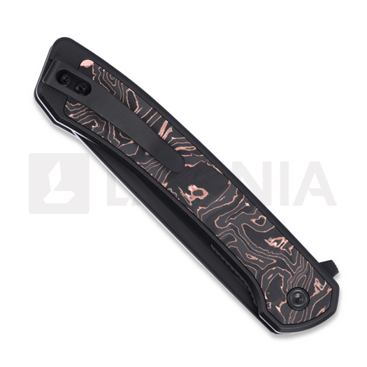 Coltello pieghevole CRKT Q Compact Carbonfiber, nero