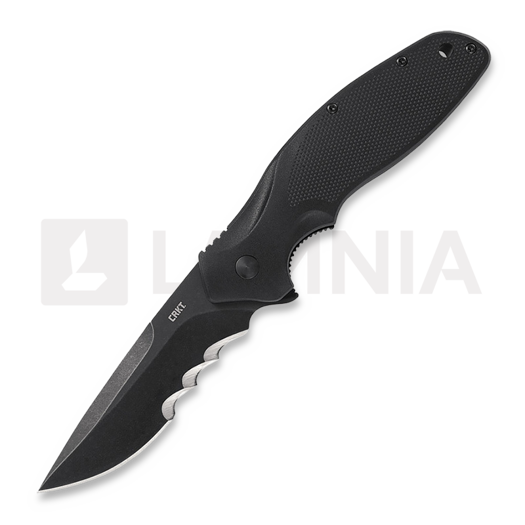 Nóż składany CRKT Shenanigan Linerlock A/O, czarny