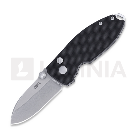 CRKT Squid Button Lock 折り畳みナイフ, 黒