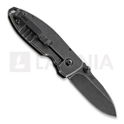 CRKT Squid Thumbstud k&auml;&auml;nt&ouml;veitsi, musta