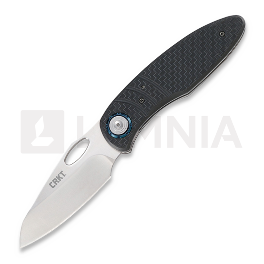 CRKT Trask Deadbolt Lock 접이식 나이프, 검정