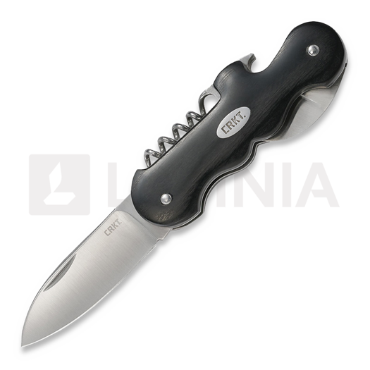 CRKT Triple Play Taschenmesser, schwarz