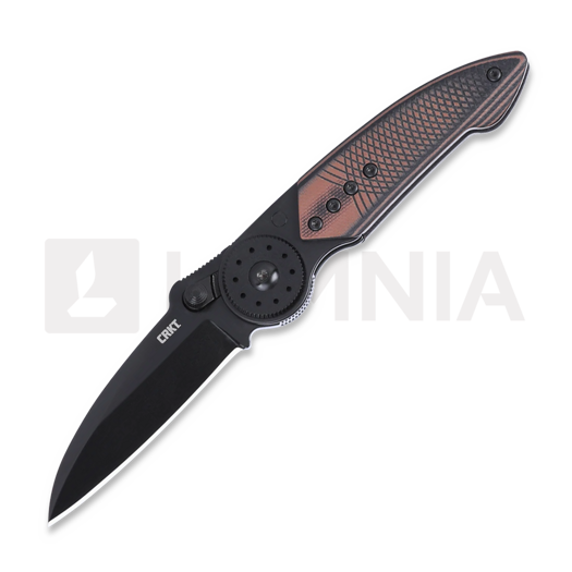 CRKT Walker Blade Lock 접이식 나이프, 검정