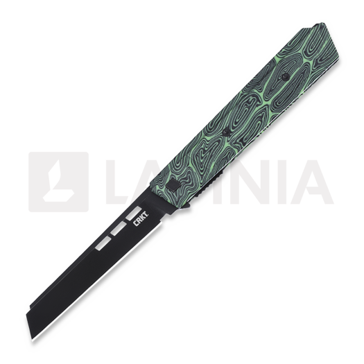 CRKT Zephyr 접이식 나이프, 초록, 하양