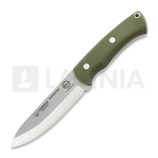 Ніж Cudeman Bushcrafter, Green G-10