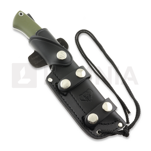 Nóż Cudeman Bushcrafter, Green G-10