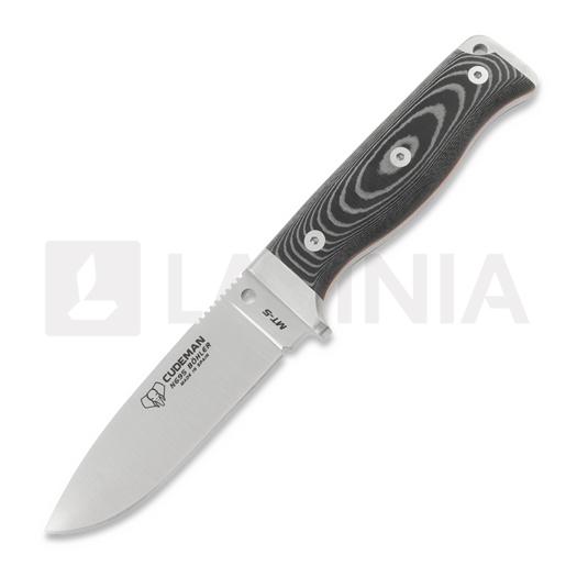 มีดเอาตัวรอดยามฉุกเฉิน Cudeman MT-5 Black Micarta, Kydex Sheath