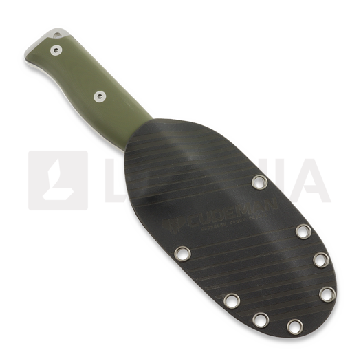 Cudeman MT-5 Green G-10 selviytymispuukko, Kydex Sheath
