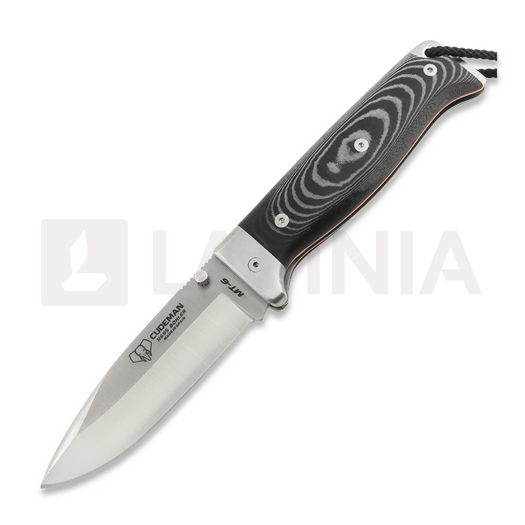 Saliekams nazis Cudeman MT6 Black Micarta