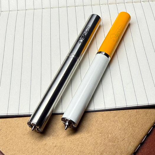 D Rocket Design Faux Cigarette pen, Titanium + Hard Cerakote