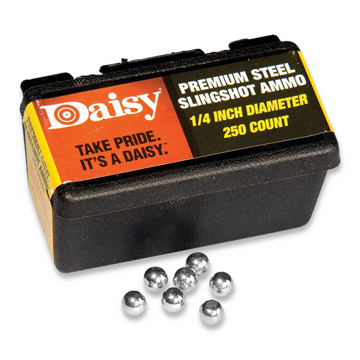 Daisy Steel Slingshot Ammo .25in