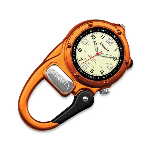 Dakota Mini Clip Microlight Watch, narancssárga